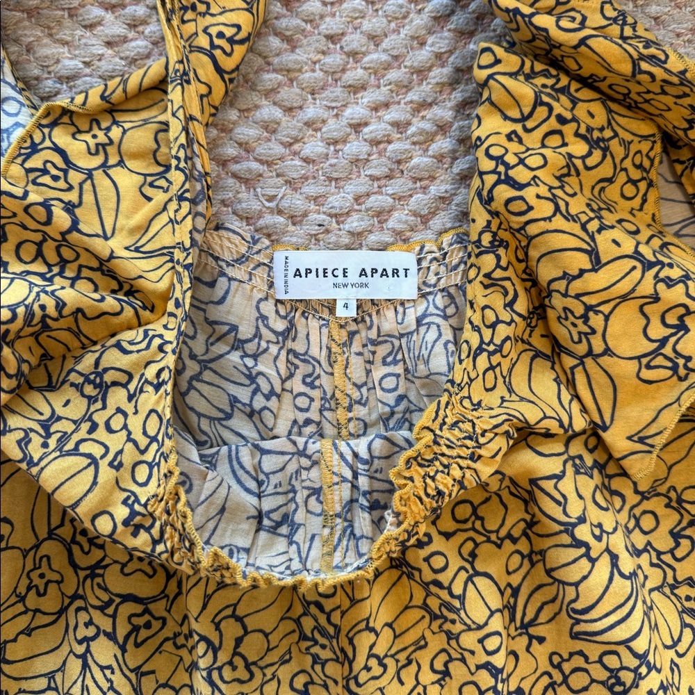 Apiece Apart Yellow Jumpsuit